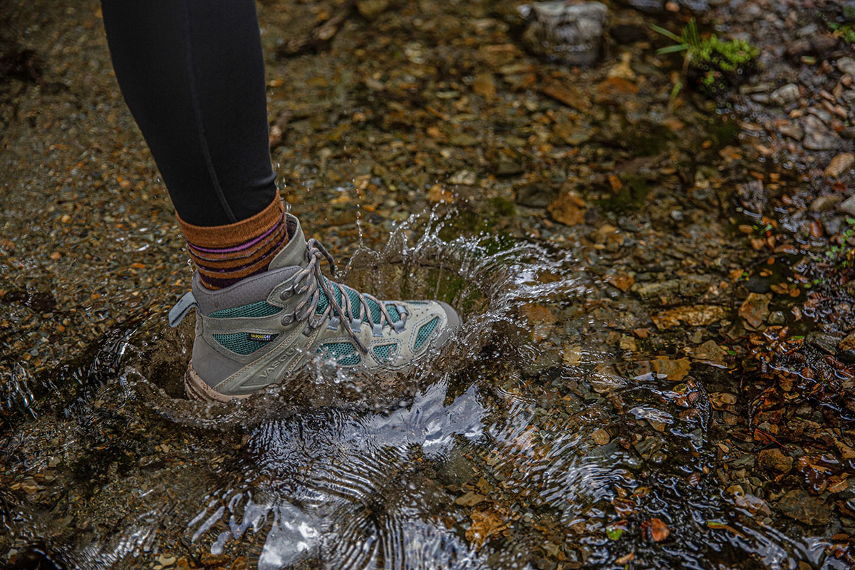 Vasque Breeze hiking boots (water crossing)